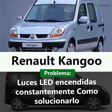 Renault Kangoo con luces traseras encendidas