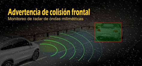 Proyección de alerta de colisión en parabrisas