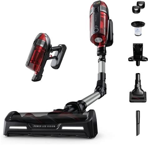 Rowenta cordless vacuum cleaner with various attachments